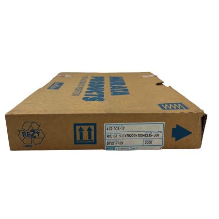 RPE131 Murata Ceramic Capacitors MLCC 2200pf 100V [QTY:2000]