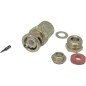 UG88C/U Radiall BNC Coaxial RF Connector Straight Clamp Plug 50ohm For RG58 Cable
