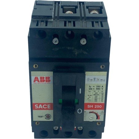 SH250 ABB 3 Pole Circuit Breaker Power Switch 50/60Hz 250A/660V 100kA