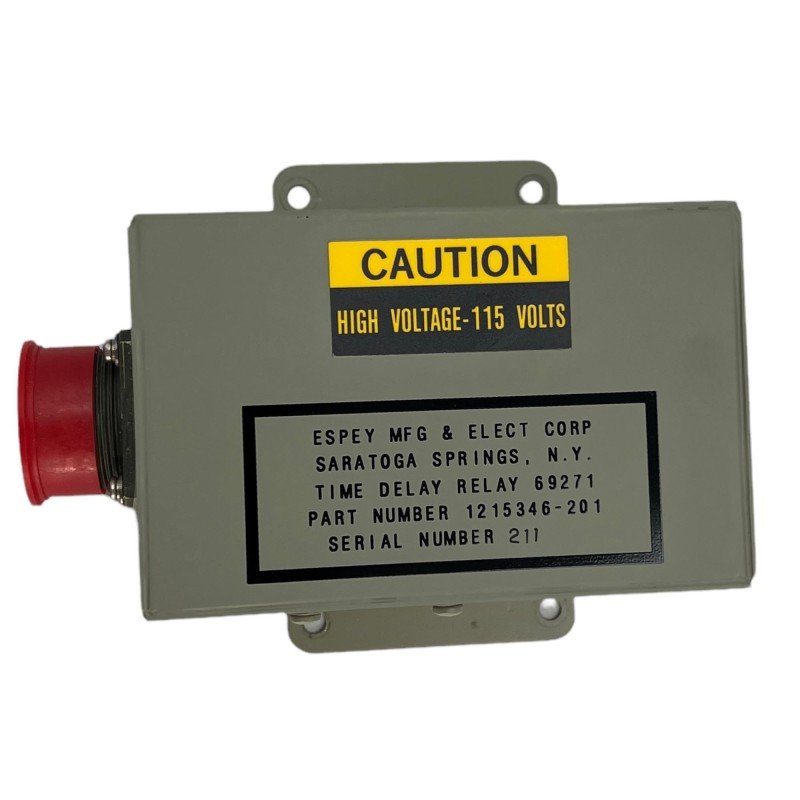 69271 Espey MFG 1215346-201 Time Delay Relay 5945-01-494-0390