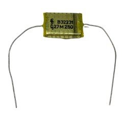 0.27uF 270nF 250V Axial Polyester Capacitor Audio Capacitor B32231 Siemens 17x12x4mm