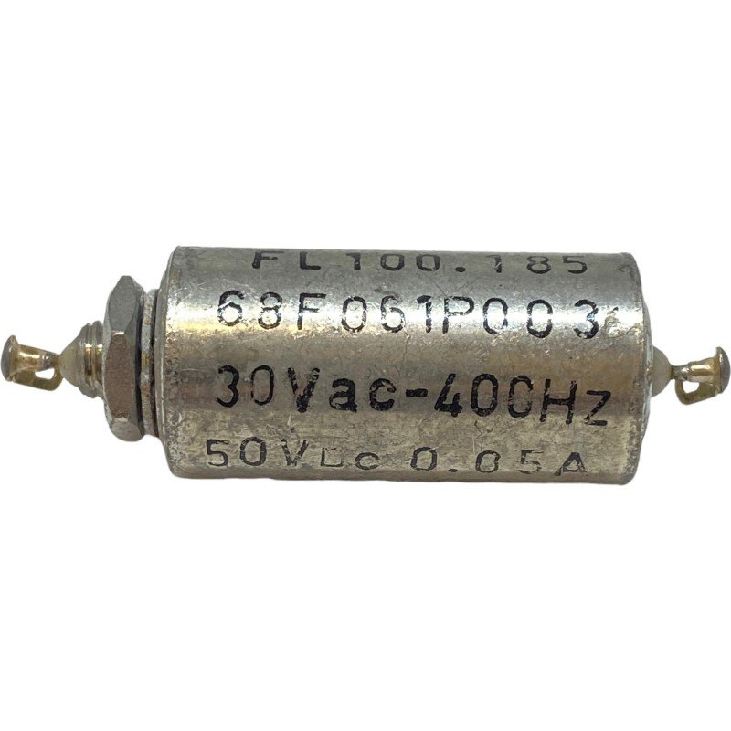 1.5uF 1500nF 50Vdc/30Vac 0.05A/400Hz EMI Filter Feed Thru Capacitor 68F061P003 Icar 40x17mm