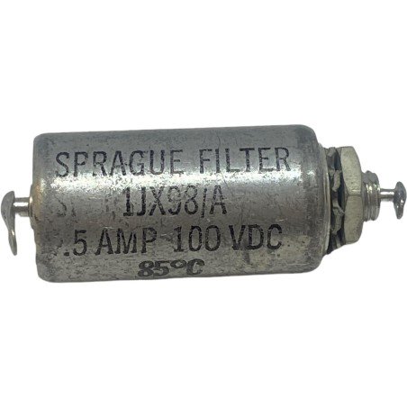 0.12uF 120nF 100Vdc 0.5A EMI Filter Feed Thru Capacitor 1JX98/A 33x16.5mm