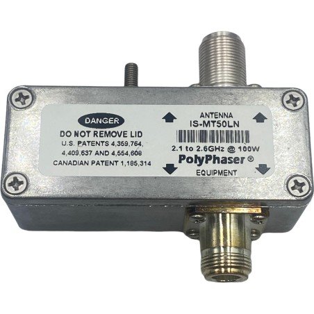 IS-MT50LN PolyPhaser Surge Suppresor Antenna Protection 100W 2.1-2.6GHz