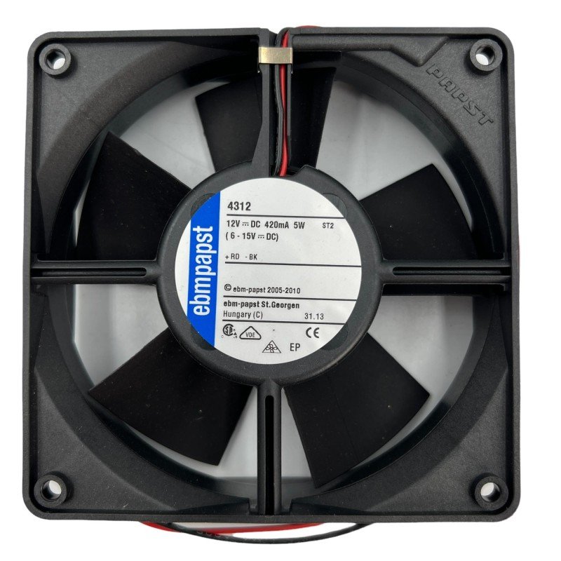 4312 EBM Papst Cooling Fan 12VDC 5W