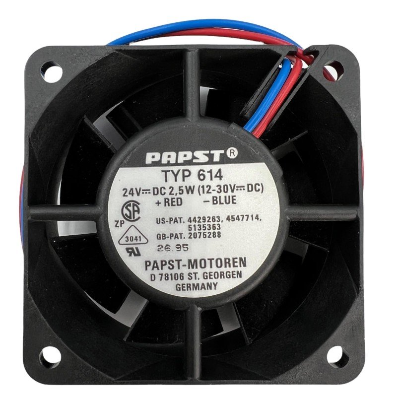 614 PAPST TYP614 Cooling Fan 24VDC 2.5W 60X60X25