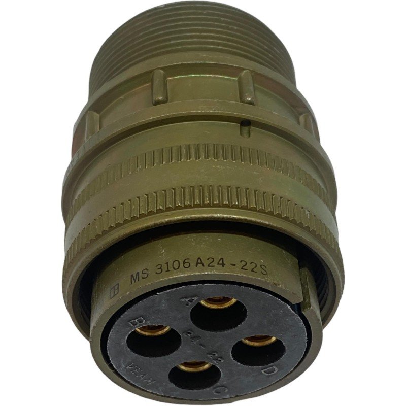 MS3106A2422S Veam Circular Mil Spec Connector