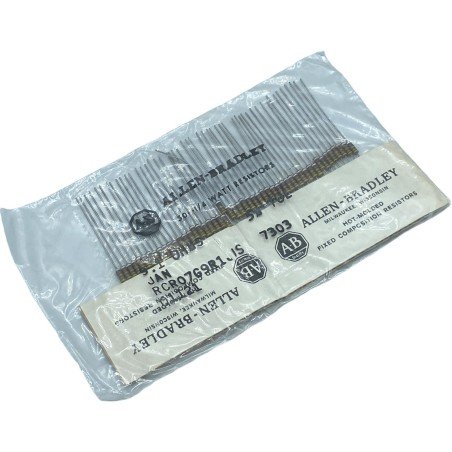 9.1Ohm 9R1 1/4W 0.25W 5% Axial Fixed Carbon Resistor RCR07G9R1JS Allen Bradley Qty:50