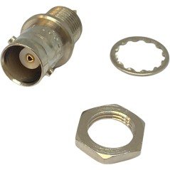 UG625B/U R141554 Radiall Coaxial Female Bulkhead Receptacle Connector
