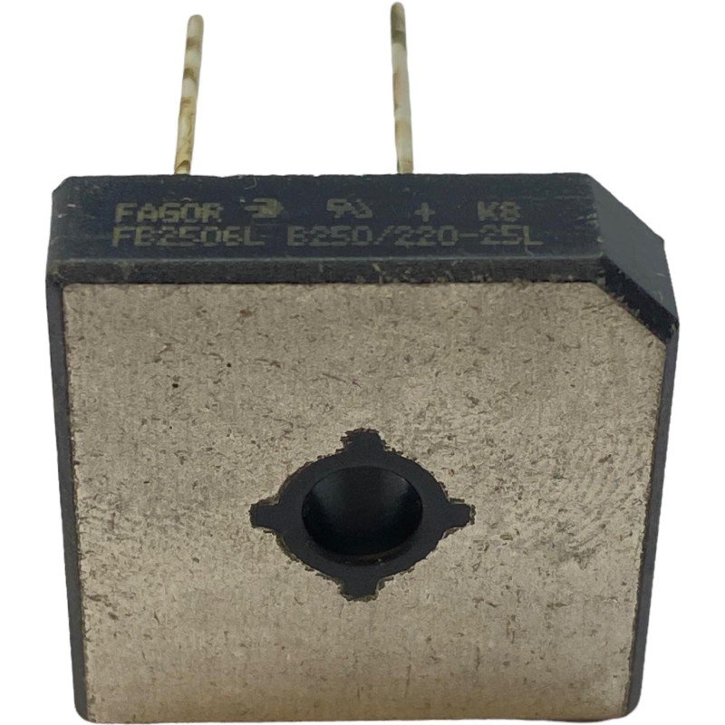 FB2506L-B250/220-25L B250/220-25L Fagor Bridge Rectifier 4 Pin 600V/25A