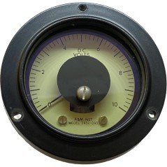 0-10V DC Analog Panel Meter Voltmeter A&M Instruments Model 2452-093 6625-01-450-9222 1215463-201