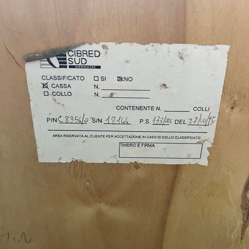 Cibred Sud Drymatic Pressure Transducer C8356/0 C8356/O