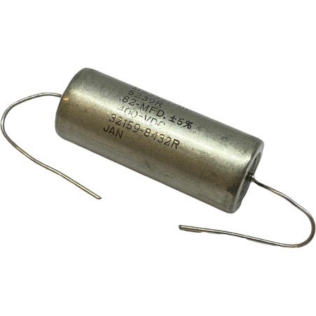 0.82uF 820nF 400Vdc 5% Axial Paper Film Capacitor M83421/01-5239R 5910-01-085-5313