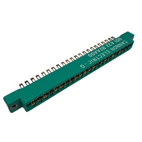 22POSITION 1ROW CANNON CARD EDGE GOLDPIN CONNECTOR G01A22B2AAGG