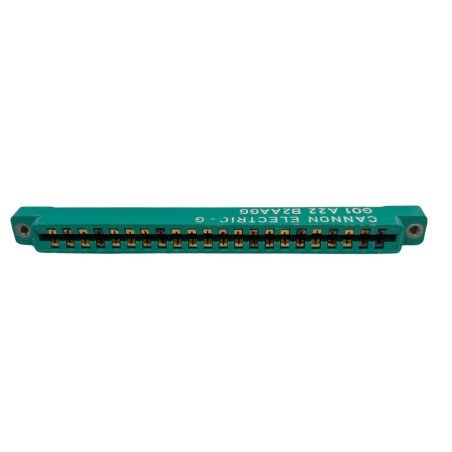 22POSITION 1ROW CANNON CARD EDGE GOLDPIN CONNECTOR G01A22B2AAGG