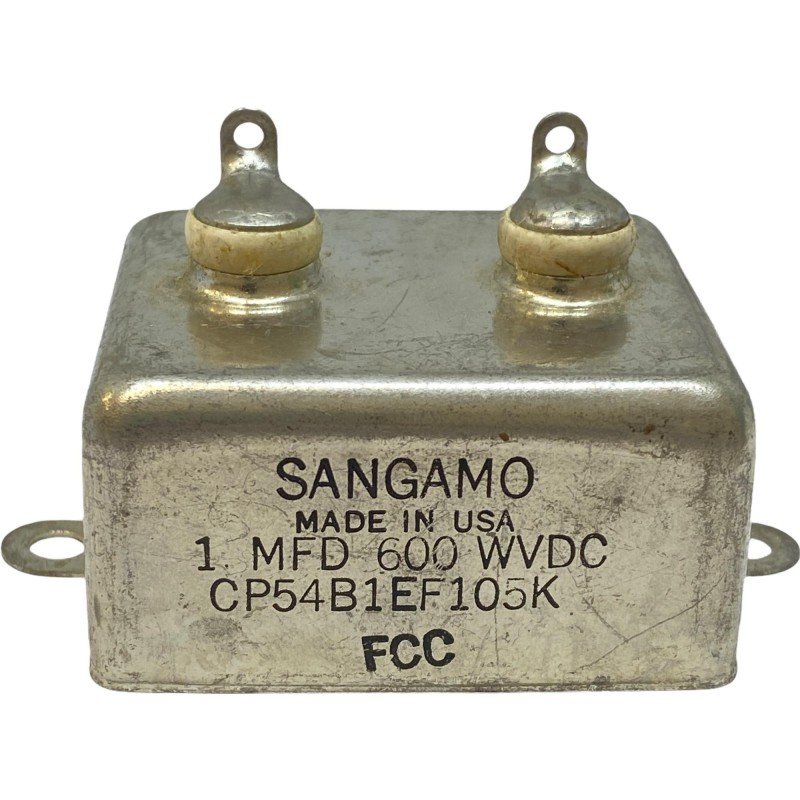 1uF 1000nF 600V Paper Dielectric Fixed Capacitor CP54B1EF105K Sangamo