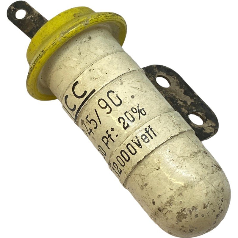 500pF 12000V 12KV 20% Fixed Ceramic Capacitor P45/90 LCC