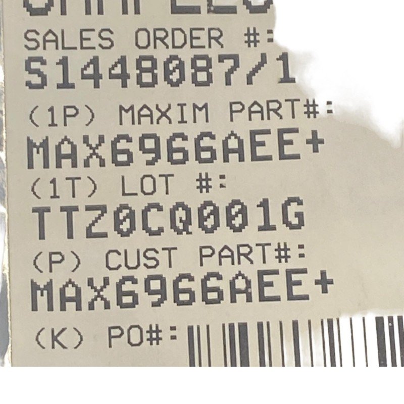 MAX6966AEE Maxim Integrated Circuit