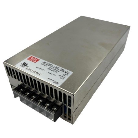 SE-600-24 MEAN WELL SWITCHING POWER SUPPLY 600W 24V 25A