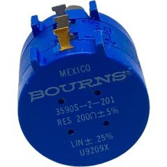 200Ohm 200R 5% Wirewound Linear Potentiometer 3590S-2-201 Bourns