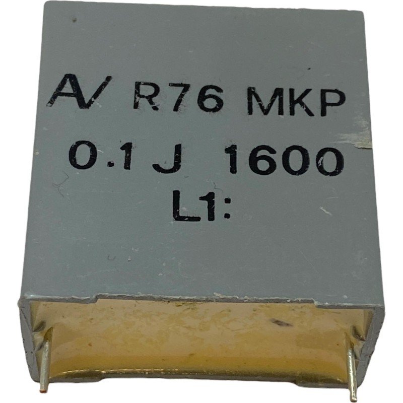 0.1uF 100nF 1600V 1.6KV Radial Film Capacitor MKP Arcotronics 32.5x33x18mm