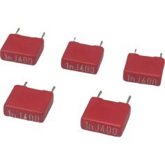 1nF 1000pF 400V Radial Film Capacitor 7.25x6.5x2.5mm Qty:5