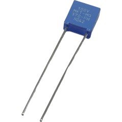 0.1uF 100nF 100V Radial Film Capacitor Philips MKT-HQ 370-PH