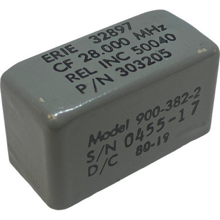28MHz 4 Pin Filter 900-382-2 Errie 33.5x19x16mm