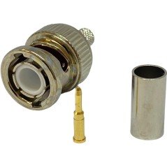 V7001A-DC Ultimax Rf Coaxial Connector Crimp  BNC Male for RG-58