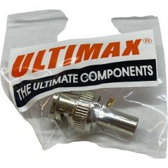 V7001A-DC Ultimax Rf Coaxial Connector Crimp  BNC Male for RG-58