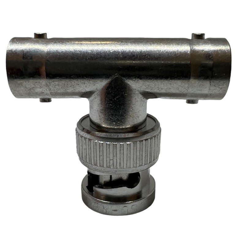 43BNC-50-0-1/133NE Huber Suhner Tee Adapter BNC 50Ohm BNC Plug to BNC Socket