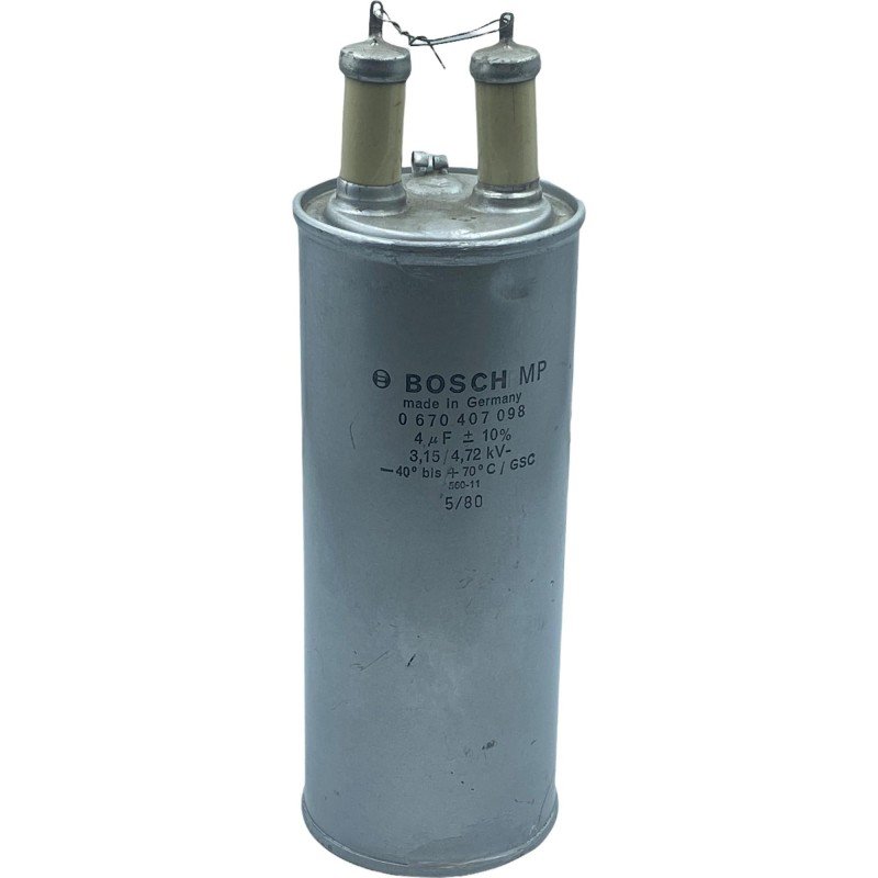 4uF 4.720V 4.72KV 10% Paper In Oil Capacitor 0670407098 Bosch