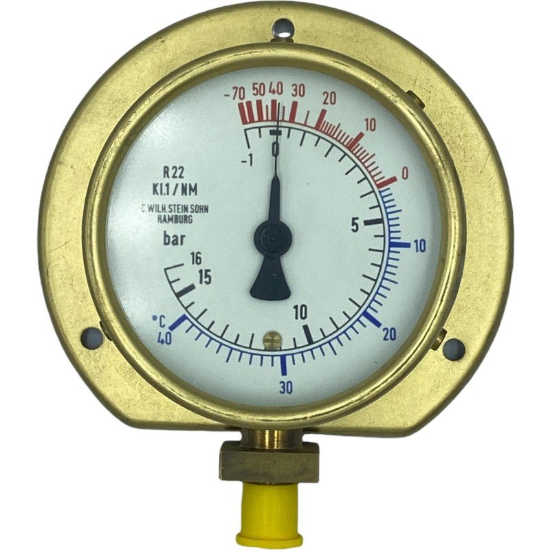 650-602R Manometer Pressure Temperature Gauge 6685-12-154-5516 Sohn Hamburg