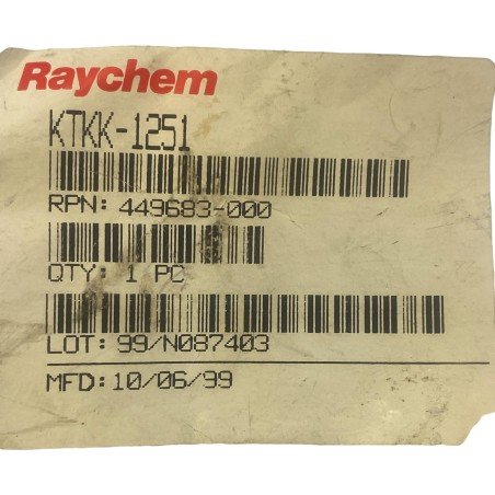 KTKK-1251 Raychem Circular Mil Spec Connector Backshell 868265-000 90