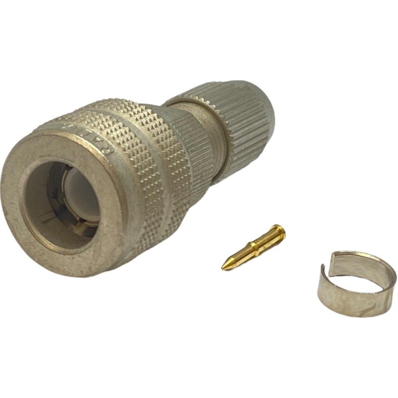 R226012 Radiall MiniQuick Straight Plug Coaxial Connector 75Ohm 4GHz