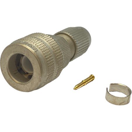 R226012 Radiall MiniQuick Straight Plug Coaxial Connector 75Ohm 4GHz