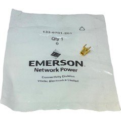133-8701-201 Emerson Straight Female Jack Receptacle For PCB Solder Legs 75Ohm