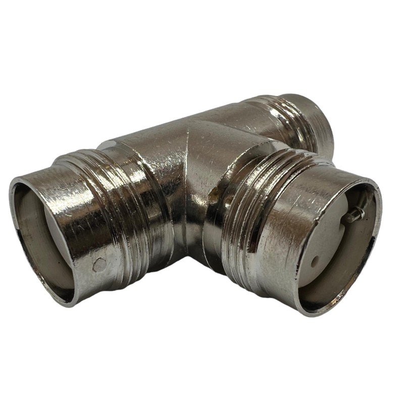 ADAPTOR TYPE T TWINAX 3 FEMALE CONNECTOR TWINAXIAL