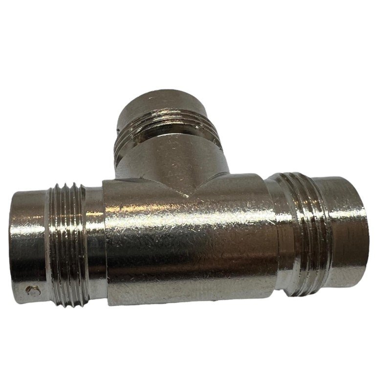 ADAPTOR TYPE T TWINAX 3 FEMALE CONNECTOR TWINAXIAL