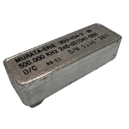 500KHZ BANDPASS CRYSTAL FILTER NARROW 246-601041-000 MURATA