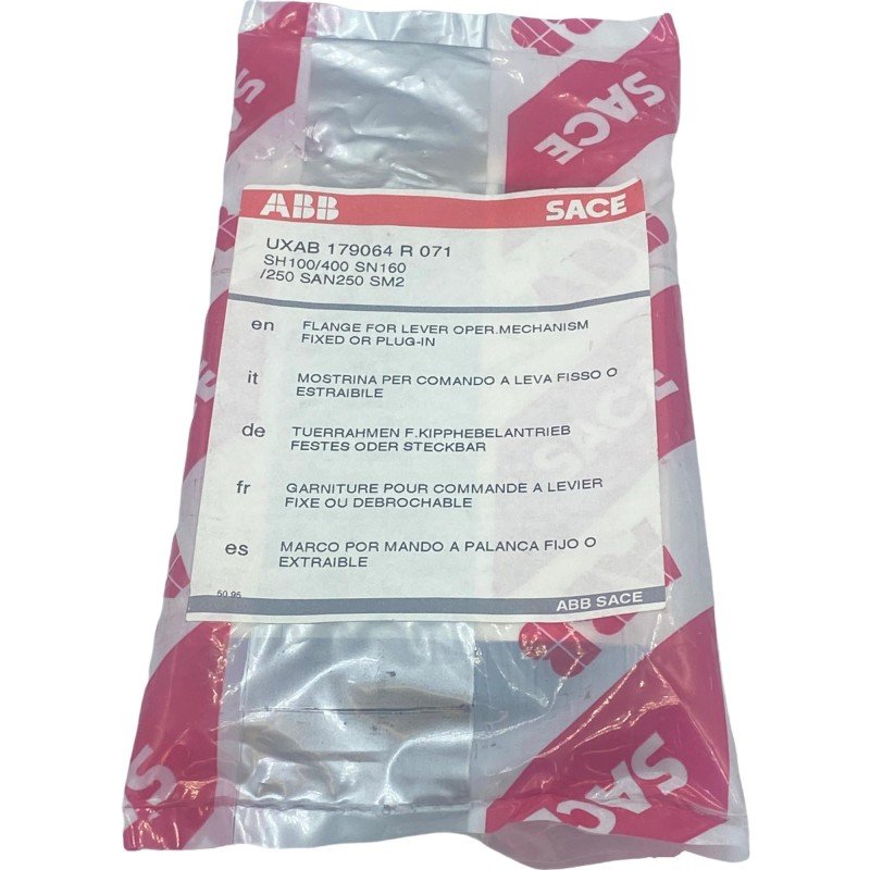 UXAB179064R071 ABB SH100/400 SN160/250 Flange For Lever Mechanism Fixed Or Plug In