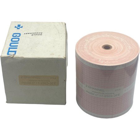 11-2923-32E Gould 2 Channel Pressure Ink Recording Chart Paper 275ft