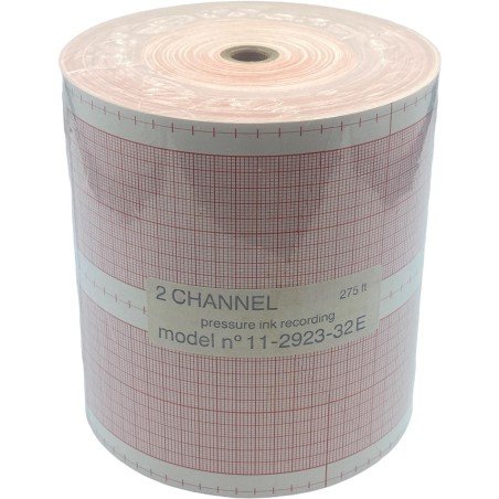 11-2923-32E Gould 2 Channel Pressure Ink Recording Chart Paper 275ft