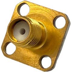Radiall SMA (F) To Panel Mount Coaxial Connector