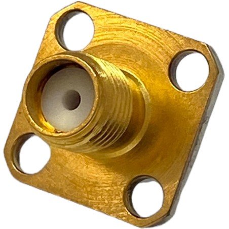 Radiall SMA (F) To Panel Mount Coaxial Connector