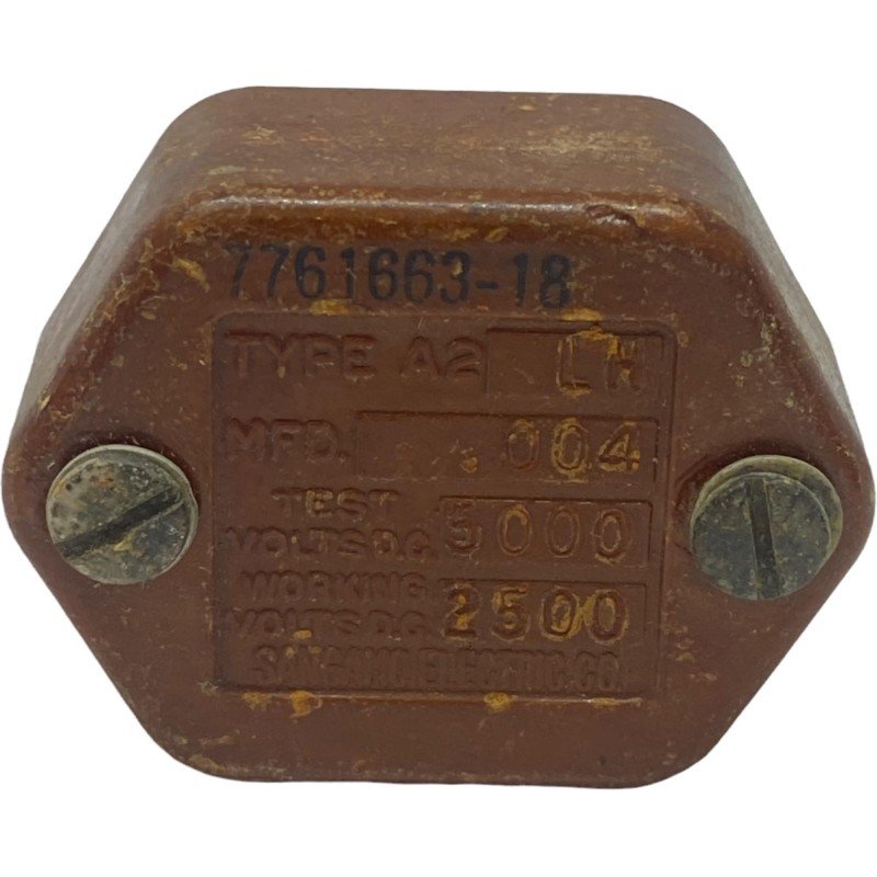 0.004uF 4nF 2500V 2.5KV Mica Capacitor LH Sangamo 7761663-18