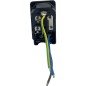0717-1S-PQ12N-H Inalways Inlet Fused Switched Wired Snap-Fit Chassis Plug