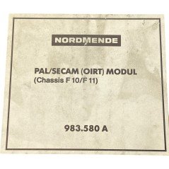 983.580A Nordmende Pal/Secam Decoder Module Chasis F/10 F/11