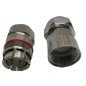 4.3-10 (M) Coaxial Connector for 1/2 Heliax Cable RAD4310C12HX