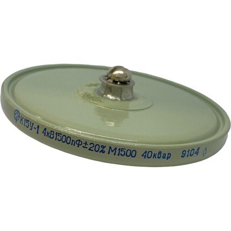 1.5nF 1500pF 4000V 4kV 20% Transmitting Doorknob Ceramic Capacitor K15Y-1 75mm